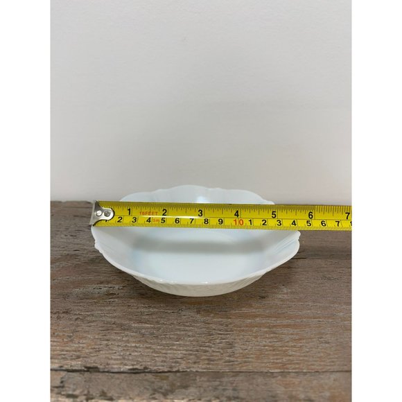 Vintage Macbeth Evans American Sweetheart Glass berry Bowl White - Picture 9 of 10